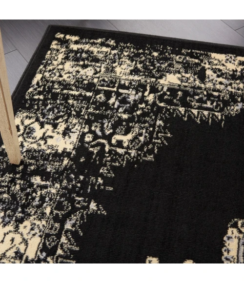 Nourison Grafix Area Rug GRF14-Black