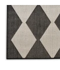 Nourison Positano Black POS04 9 ft. X 12 ft. Rect. Rug