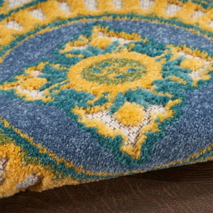 Nourison Aloha Area Rug ALH30 Red/Multi