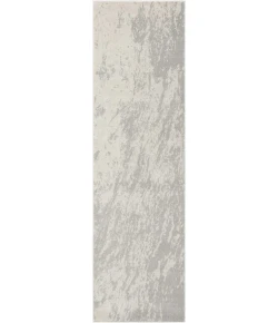 Nourison Home Maxell MAE12 Ivory/Grey 2 ft. 2 in. X 7 ft. 6 in. Area Rug