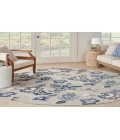 Nourison Aloha Blue Grey ALH31 7’10” Round Rug
