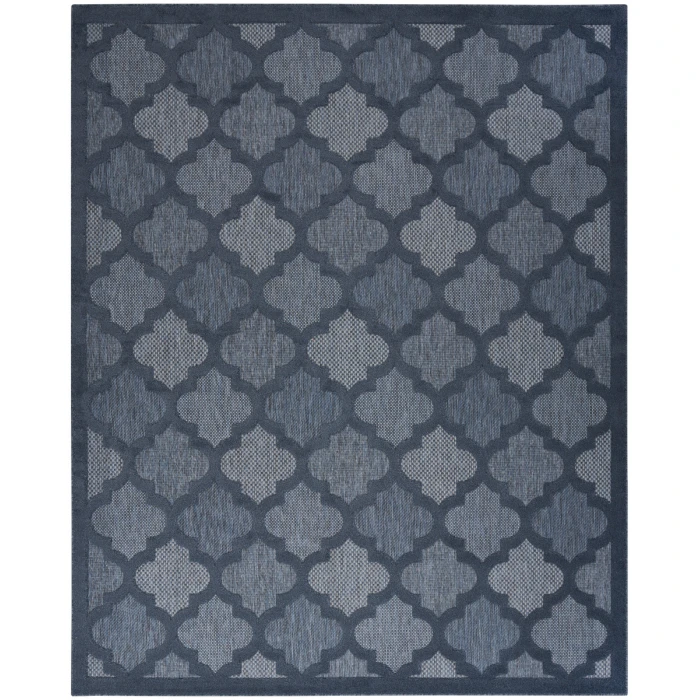 Nourison Easy Care Area Rug NES01 Navy Blue