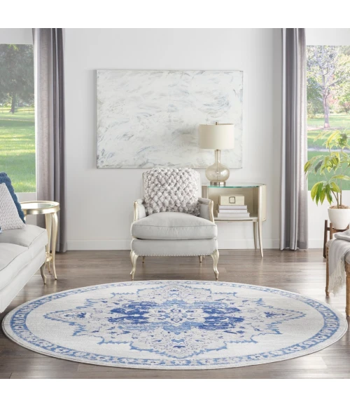 Nourison Whimsicle Area Rug WHS14-Ivory Blue