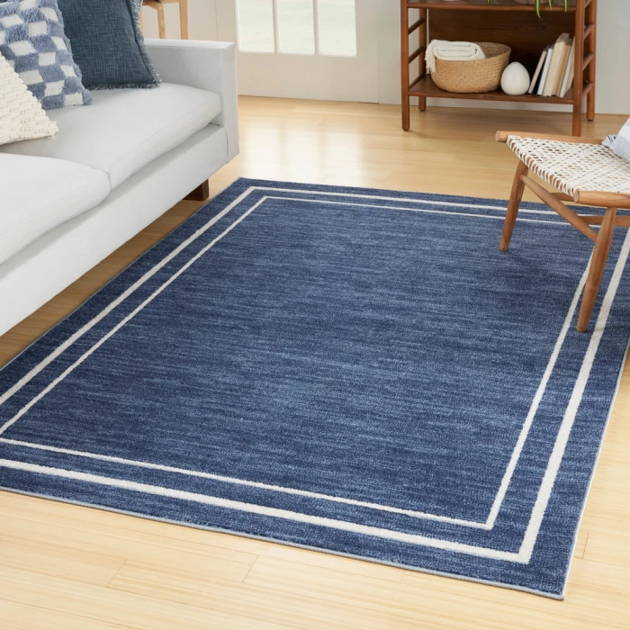 Nourison Nourison Essentials Area Rug NRE02 Navy/Ivory