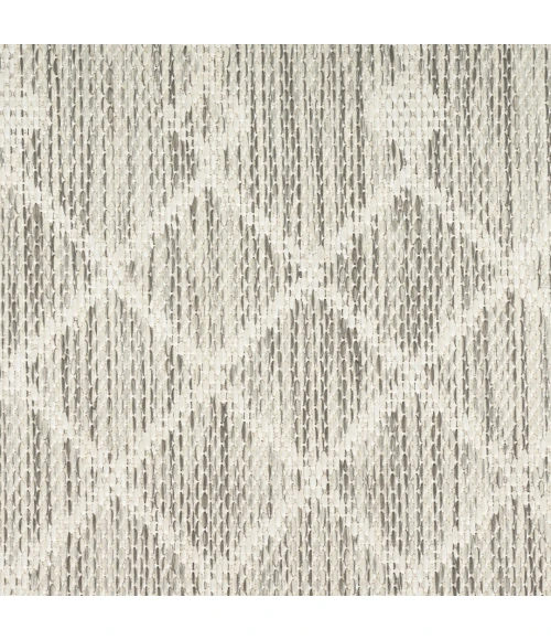 Nourison Positano Light Grey POS02 5ft. Round Rug