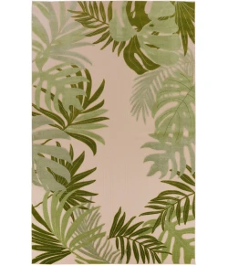 Nourison Home Aloha ALH40 Ivory Green 7 ft. 10 in. X 10 ft. 6 in. Area Rug