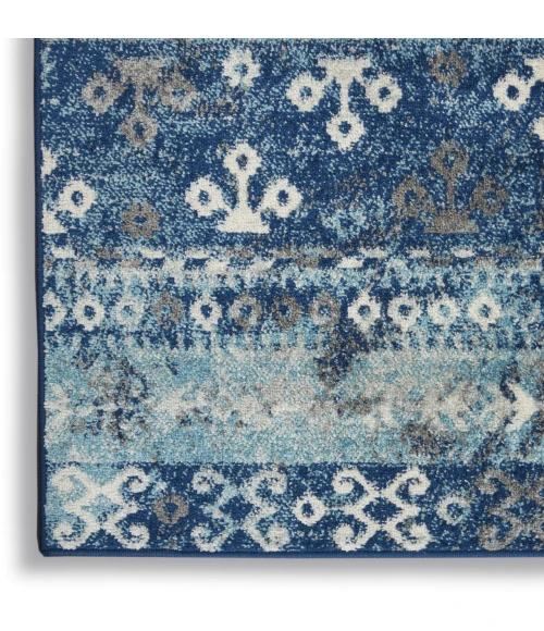 Nourison Persian Vintage Ivory Blue PRV07 3ft.3in. x 5ft.3in. Rect. Rug