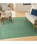 Nourison Washable Solutions Blue/Green WSL01 5 ft. X 7 ft. Rect. Rug