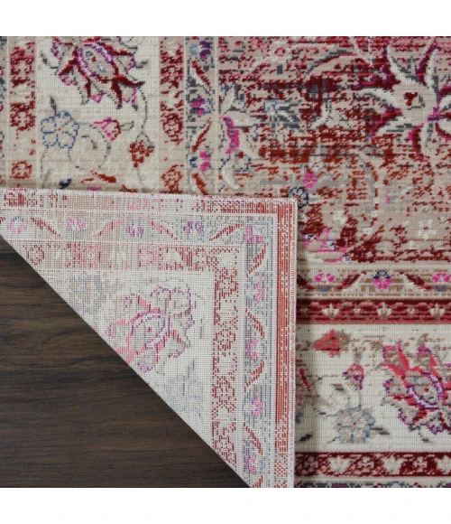 Nourison Vintage Kashan Area Rug VKA01-Red