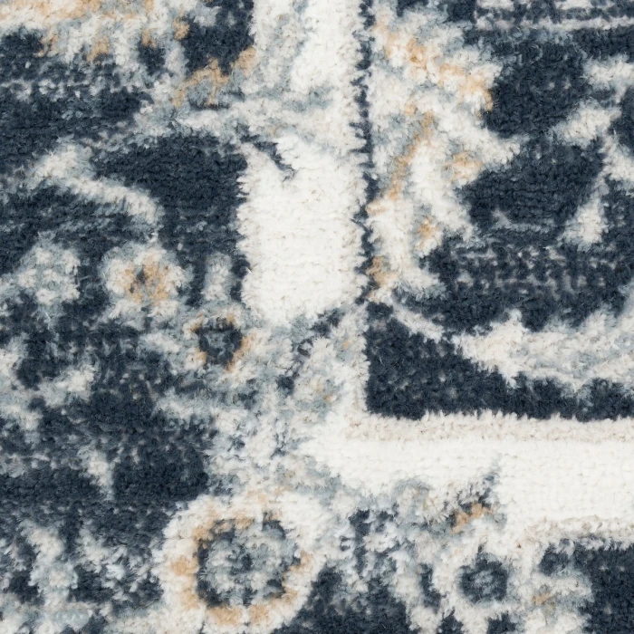 Nourison Dekor Slate Ivory DEK09 7 ft. 10 in. x 9 ft. 10 in. Rect. Rug