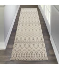 Nourison Palermo Beige Grey PMR03 2ft.2in. x 7ft.6in. Rect. Rug