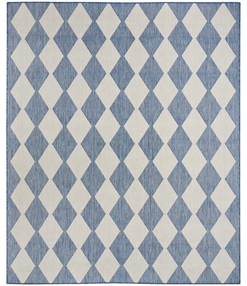 Nourison Positano Navy Blue POS04 5 ft. X 7 ft. Rect. Rug