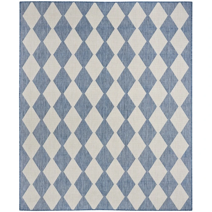 Nourison Positano Navy Blue POS04 5 ft. X 7 ft. Rect. Rug