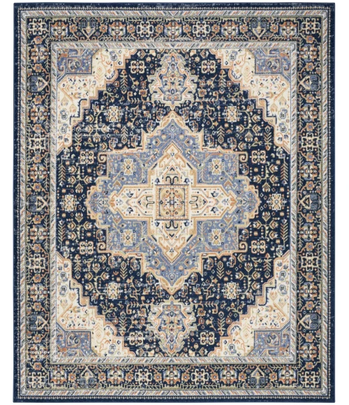 Nourison Nourison Essentials Persian Navy NRE07 10 ft. X 14 ft. Rect. Rug