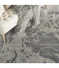 Nourison Home Fusion Grey FSS16 7ft.10in. x 10ft.6in. Rect. Rug