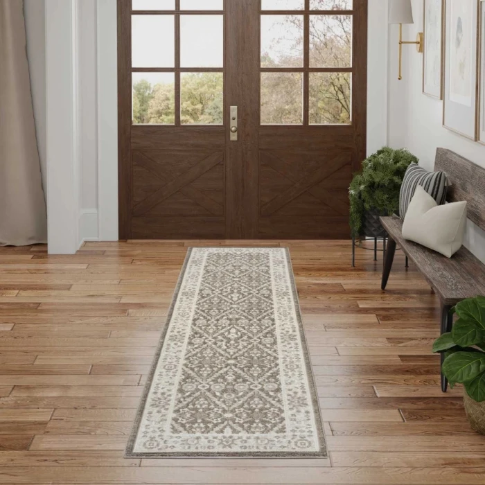 Nourison Eco Cycle Ivory Mocha ECY04 6 ft. X 9 ft. Rect. Rug