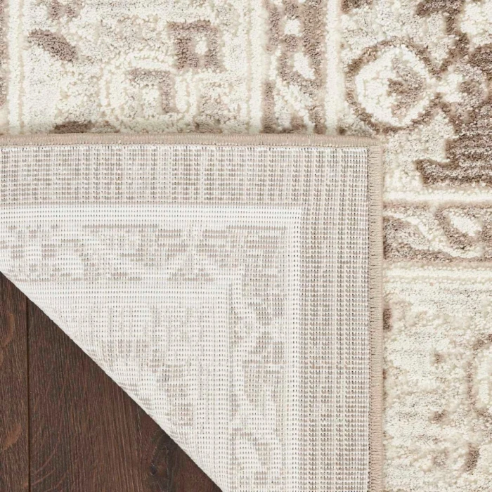 Nourison Eco Cycle Ivory Mocha ECY04 6 ft. X 9 ft. Rect. Rug