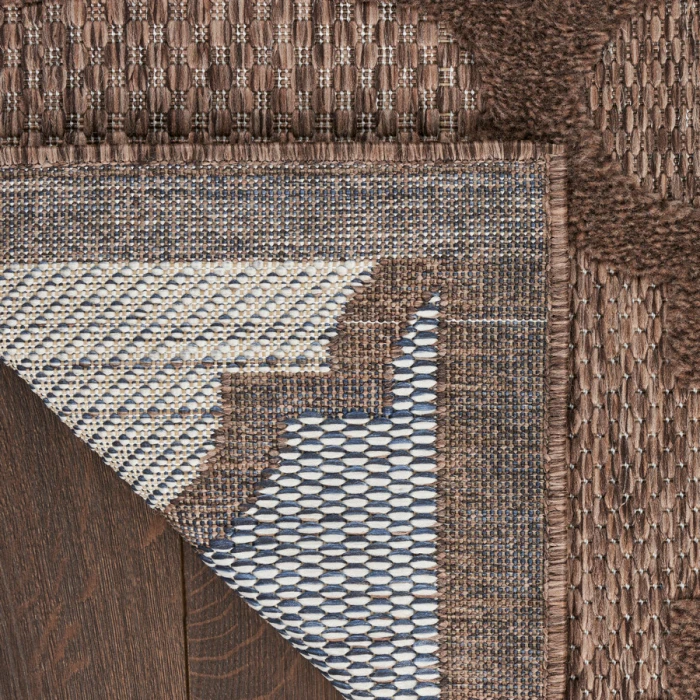 Nourison Home Easy Care Brown NES01 2 ft. X 6 ft. Rectangle Rug