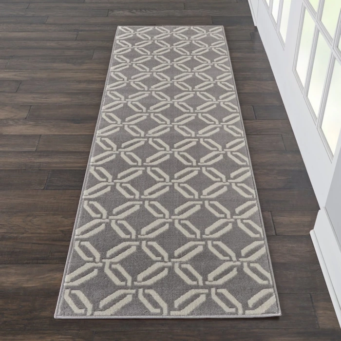 Nourison Jubilant Runner Area Rug JUB17-Grey