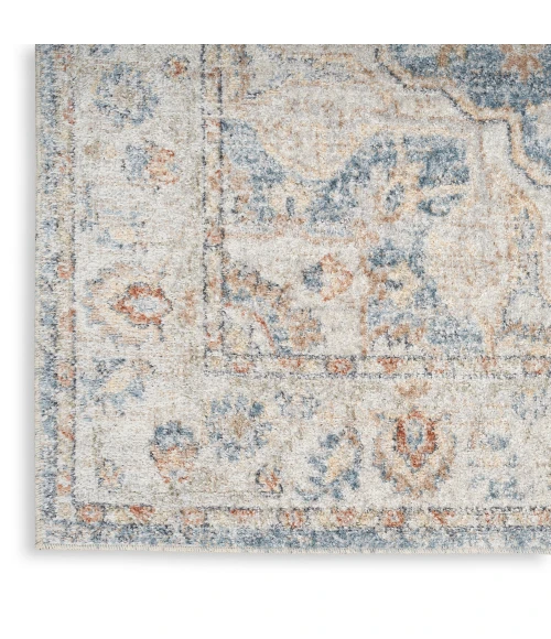 Nourison Astra Machine Washable Area Rug ASW12 Denim Multi