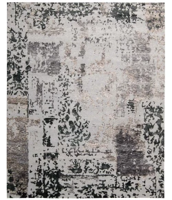 Nourison Home Silk Shadows SHA16 Silver Grey 5 ft. 6 in. X 7 ft. 5 in. Area Rug
