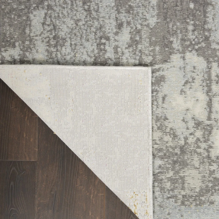Nourison Home Etchings Grey ETC02 4ft. x 6ft. Rect. Rug