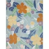 Nourison Suncoast Blue Multicolor SNC01 9ft. x 12ft. Rect. Rug