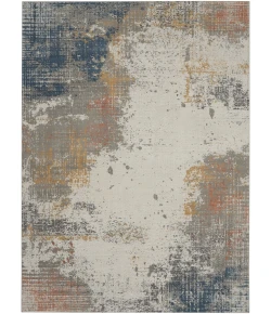 Nourison Rustic Textures Grey Blue RUS13 9ft.3in. x 12ft.9in. Rect. Rug