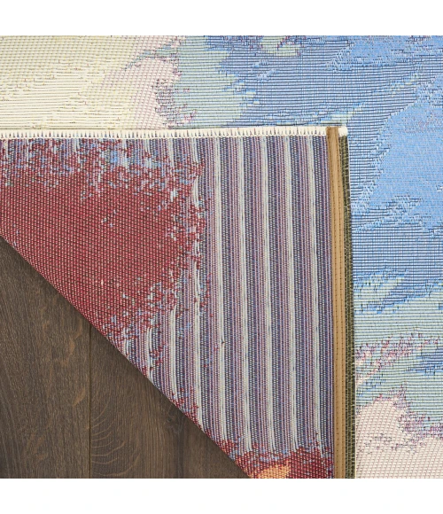 Nourison Home Color Splash Multicolored CSP08 5ft.3in. x 7ft.3in. Rect. Rug