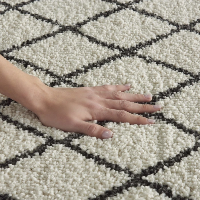 Nourison Home Martil Charcoal MAT01 2ft.2in. x 7ft.6in. Rect. Rug