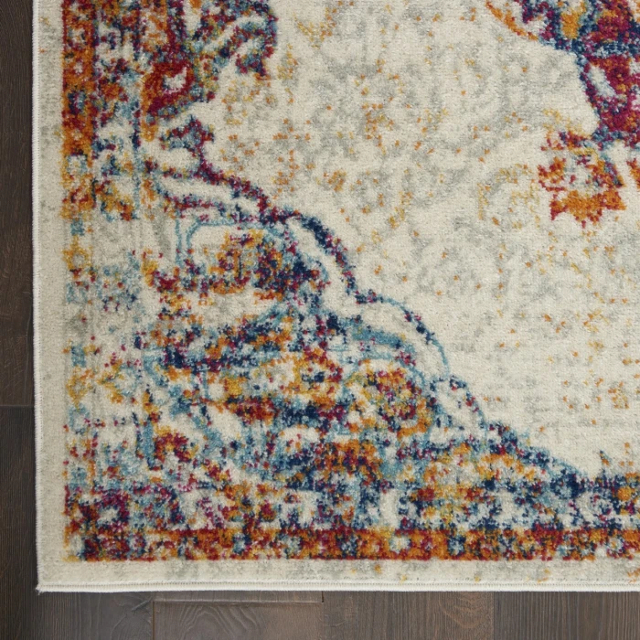 Nourison Persian Vintage Ivory Multicolor PRV02 3ft.3in. x 5ft.3in. Rect. Rug