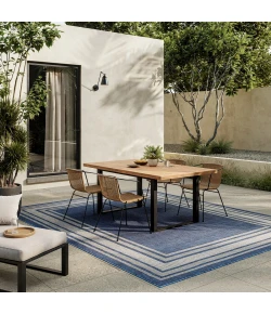 Nourison Home Horizon Indoor/Outdoor HOZ03 Denim 10 ft. X 14 ft. Area Rug