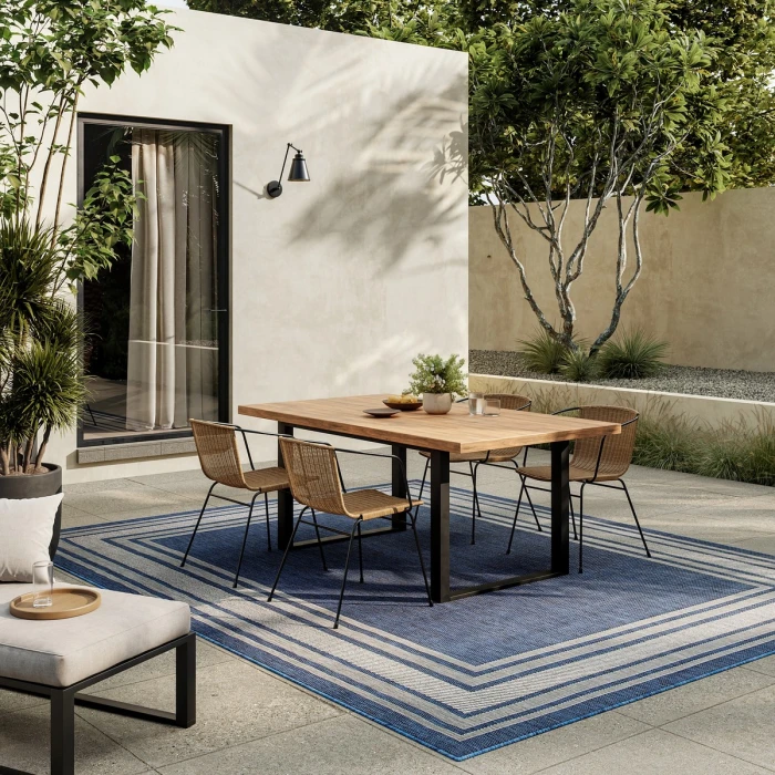 Nourison Horizon Indoor/Outdoor Denim HOZ03 10 ft. X 14 ft. Rect. Rug