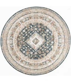 Nourison Thalia Green Ivory THL04 5ft.3in. x Round Rug