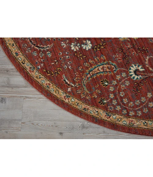 Nourison 2020 Round Area Rug NR204-Brick
