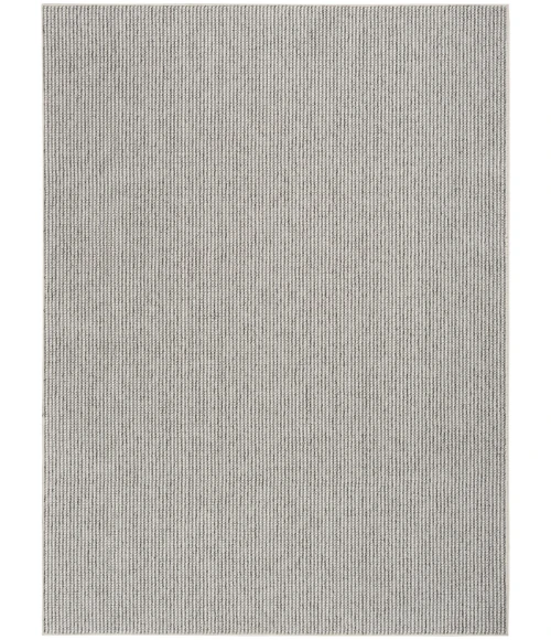Nourison Natural Texture Ivory Grey NTX01 6 ft. X 9 ft. Rect. Rug