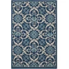 Nourison Home Caribbean CRB02 Navy 3 ft. 11 in. X 5 ft. 11 in. Area Rug