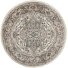 Nourison Home Quarry QUA05 Ivory Grey 4 ft. Round Area Rug
