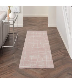 Nourison Home Whimsicle WHS09 Pink Ivory 2 ft. X 8 ft. Area Rug
