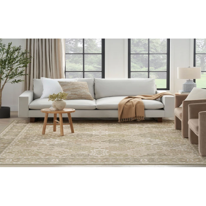 Nourison Grafix Green GRF31 7 ft. 10 in. X 9 ft. 10 in. Rectangle Rug