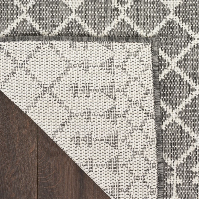 Nourison Positano Charcoal POS02 2ft.2in. x 8ft. Rect. Rug