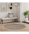 Nourison Positano Natural POS02 4ft. Round Rug