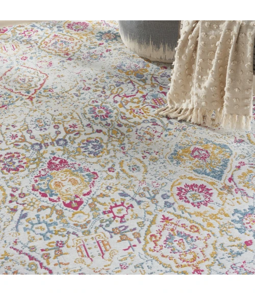 Nourison Home Damask Multicolored DAS06 8ft. x 10ft. Rect. Rug