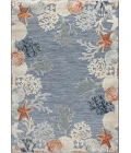 Nourison Home Suncoast Blue SNC04 5ft.3in. x 7ft.3in. Rect. Rug