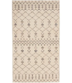 Nourison Palermo Beige Grey PMR03 2ft. 2in. x 3ft. 9in. Rect. Rug