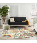 Nourison Aloha Area Rug ALH17-Ivory/Multi