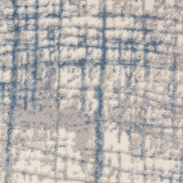 Calvin Klein Rush Area Rug CK950 Ivory Blue
