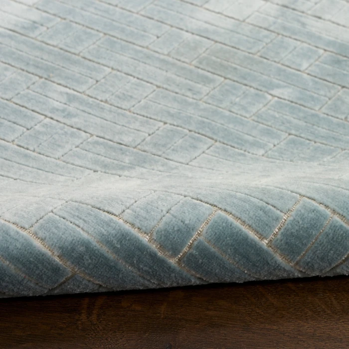 Nourison Washable Charm Blue Ivory WCH02 4 ft. X 6 ft. Rect. Rug