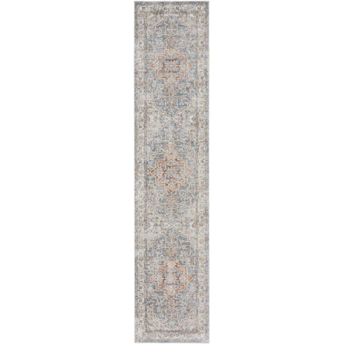 Nourison Astra Machine Washable Area Rug ASW12 Denim Multi