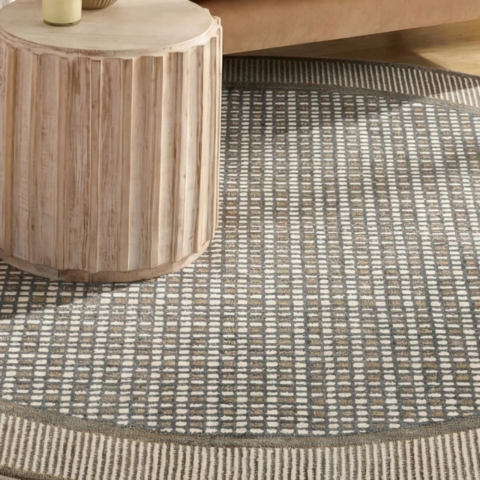 Nourison Nordic Multicolor NRC03 5ft. x Round Round Rug